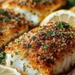 Crispy Air Fryer Parmesan Crusted Cod