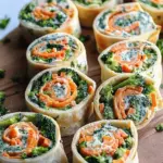 Vegan Veggie Pinwheels with Broccoli and Carrots