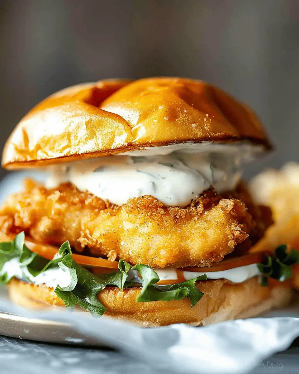 Crispy Fried Cod Fish Sandwich: The Best Homemade Delight
