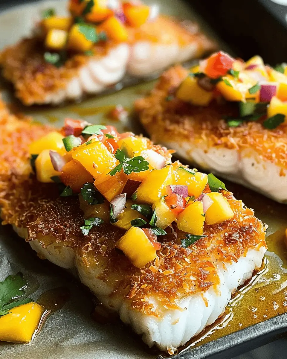 Tropical Coconut Crusted Fish: Best Recipe with Mango Salsa