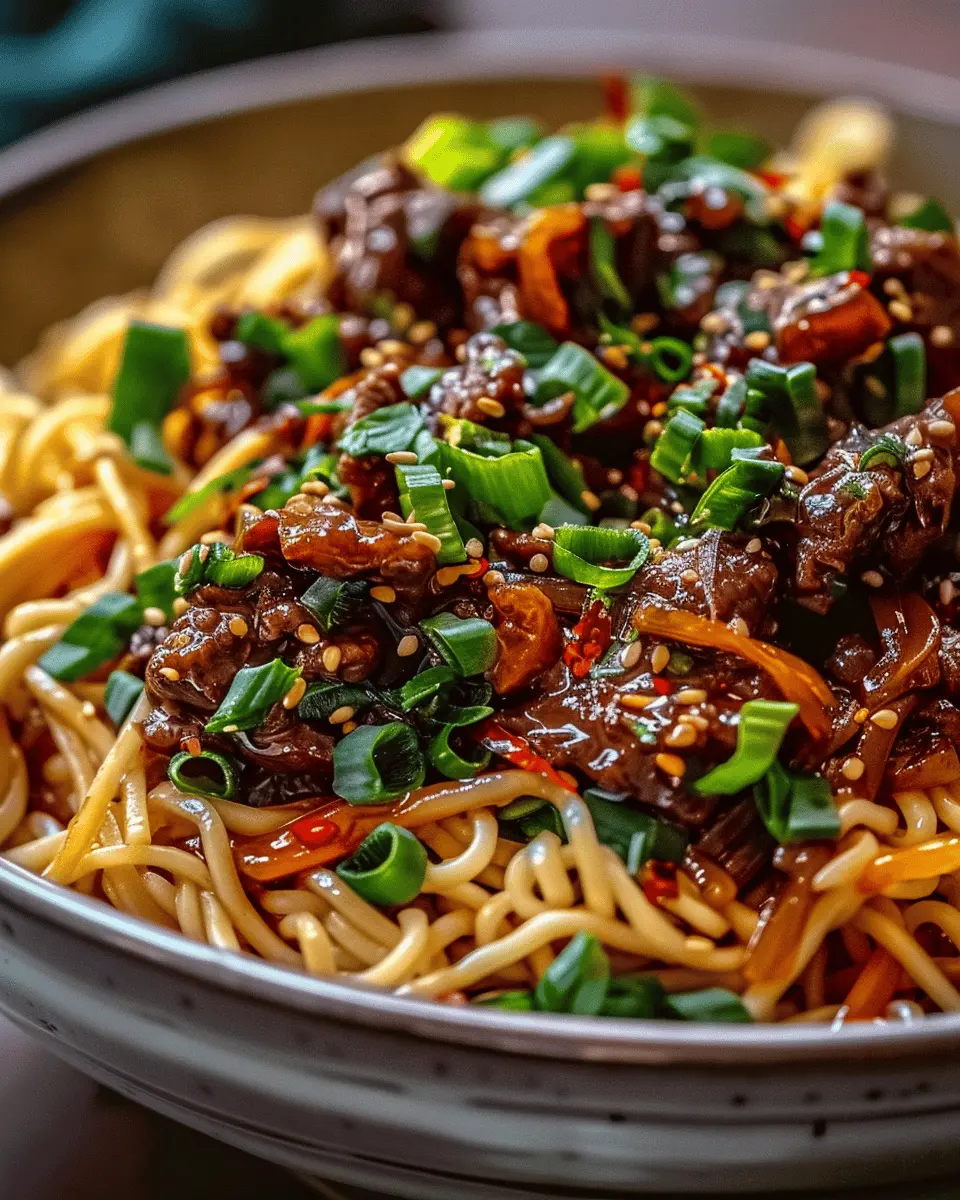 Sticky Beef Noodles: Easy Comfort Food for Home Cooks