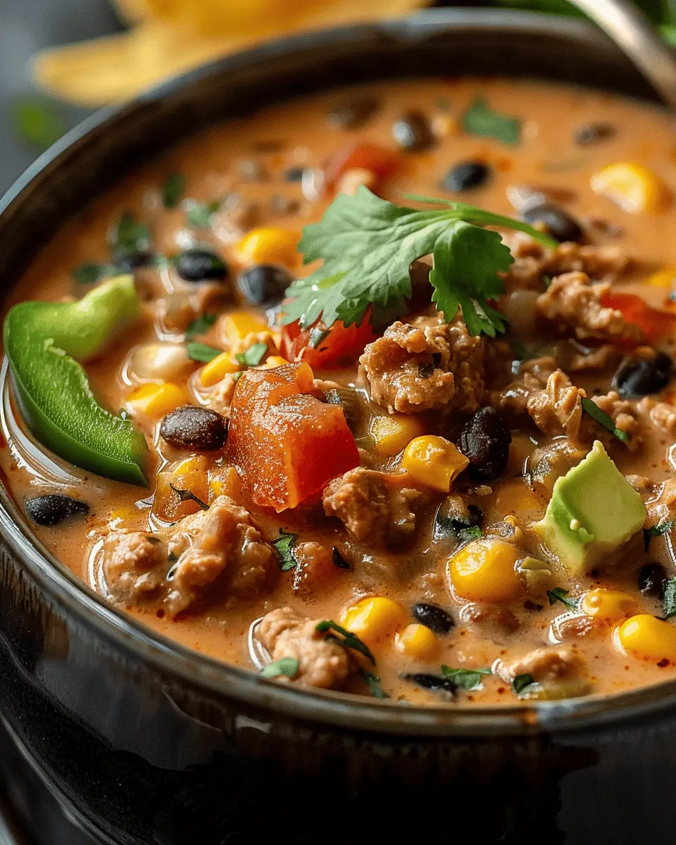 High Protein Creamy Taco Soup: A Delightfully Hearty Twist