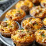 High-Protein Pancake Sausage Mini Muffins