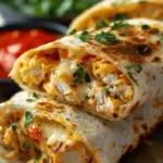 Ooey-Gooey Cheesy Garlic Chicken Wraps You’ll Devour