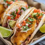Crispy Fish Tacos with Cilantro Lime Slaw: A Crunchy, Zesty Delight