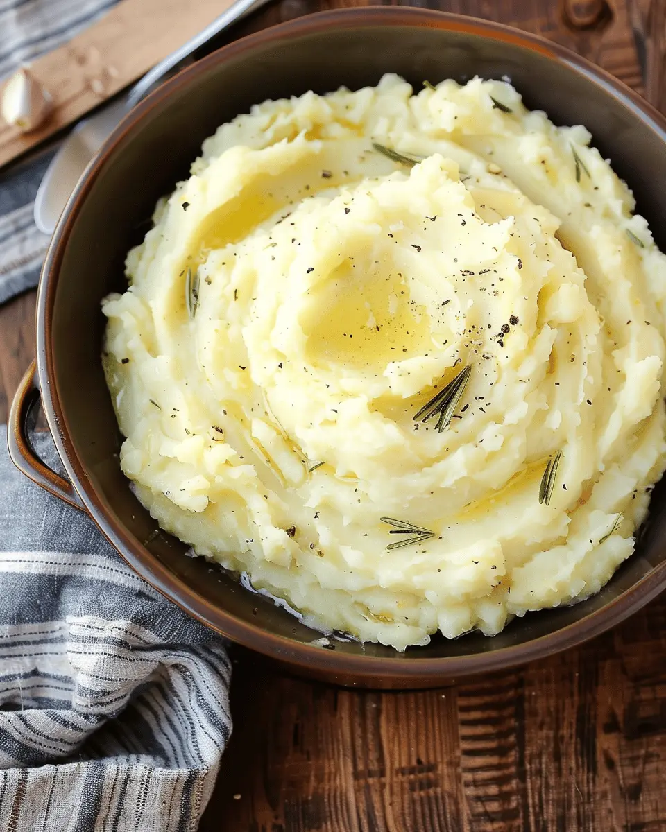 Rosemary Garlic Mashed Potatoes: The Best Comfort Food Side