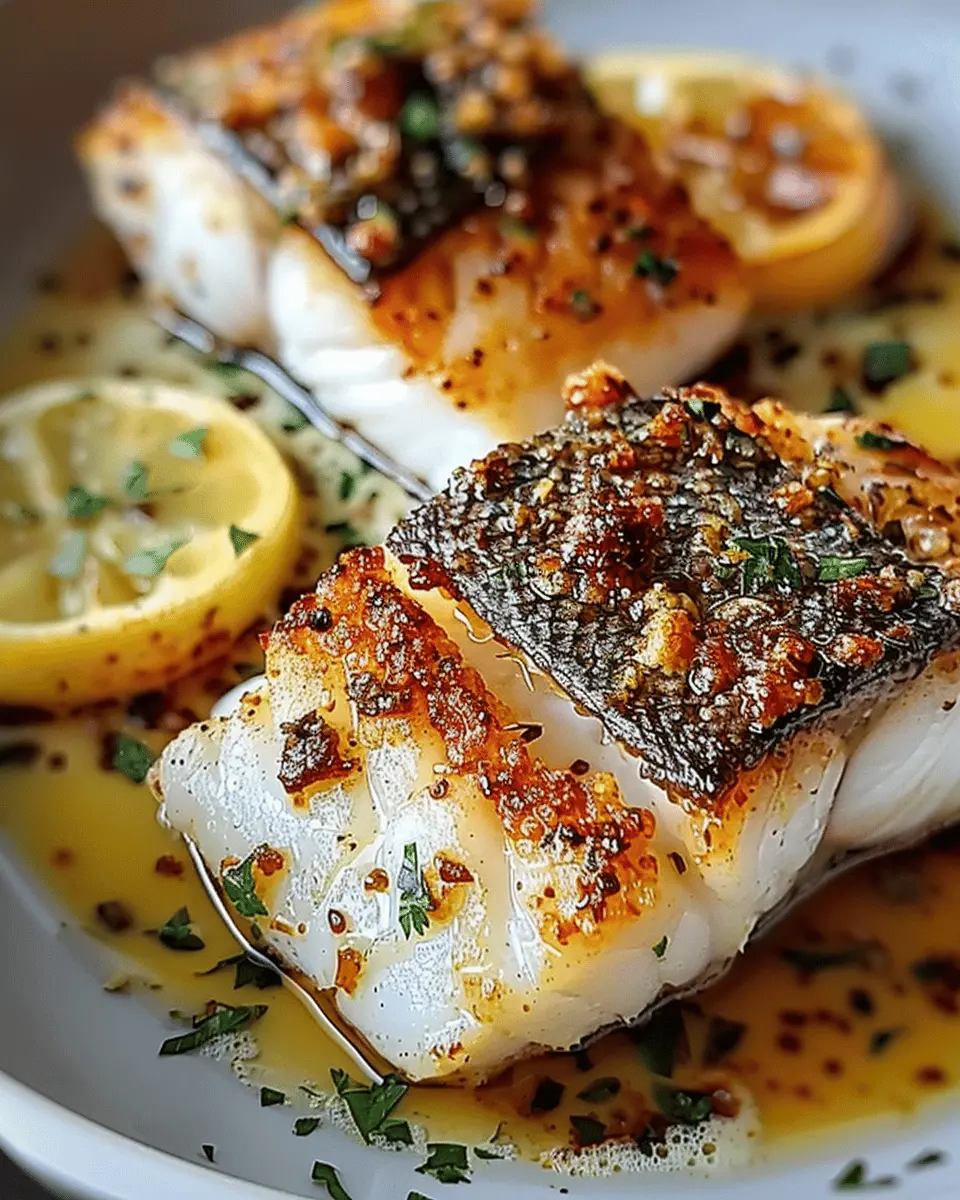Delicious Lemon Garlic Butter Cod: Crispy Skin Recipe to Love