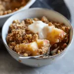 Healthy Breakfast Apple Crumble