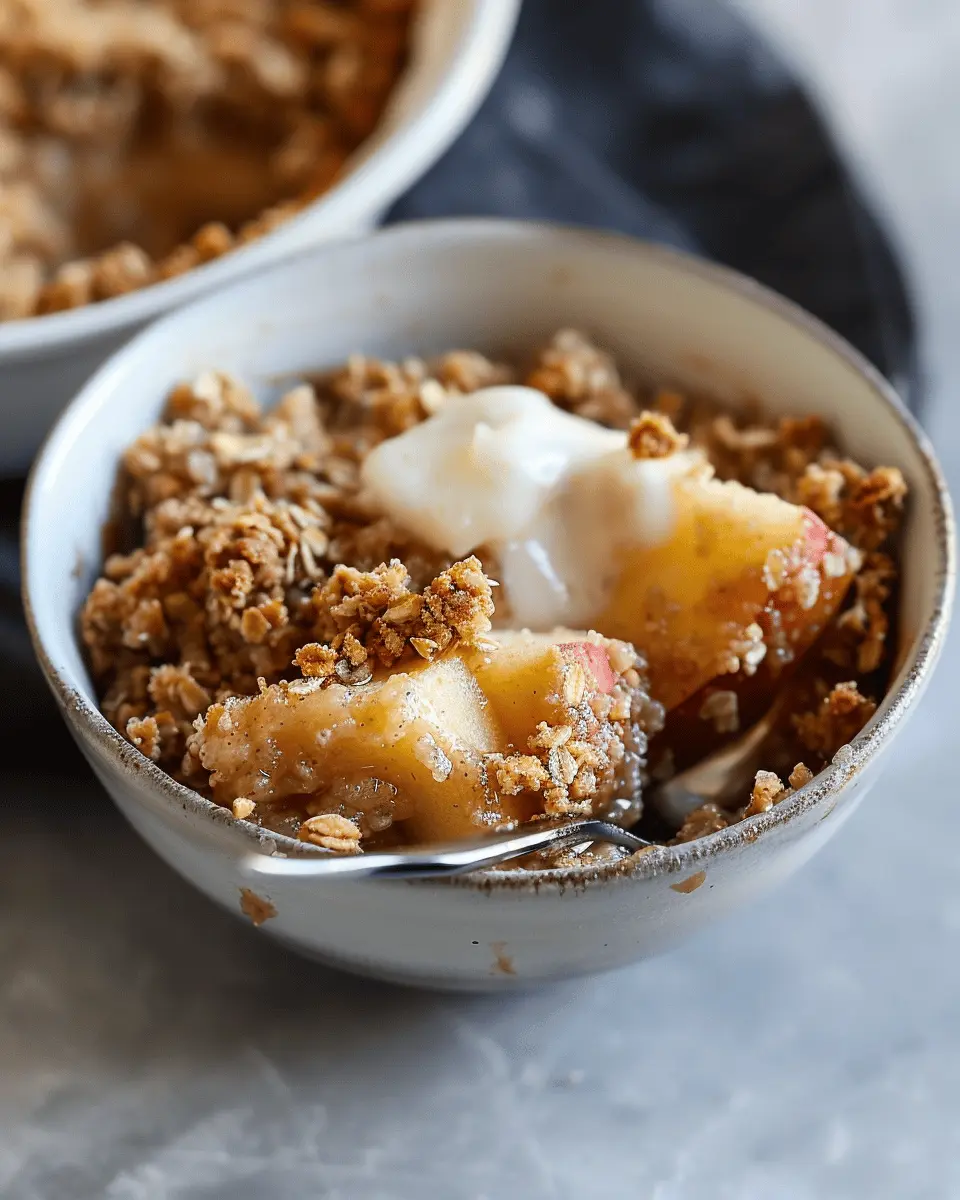 Healthy Breakfast Apple Crumble: A Deliciously Nutritious Start