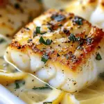 Baked Cod in Coconut Lemon Cream Sauce: A Quick and Flavorful Weeknight Dinner