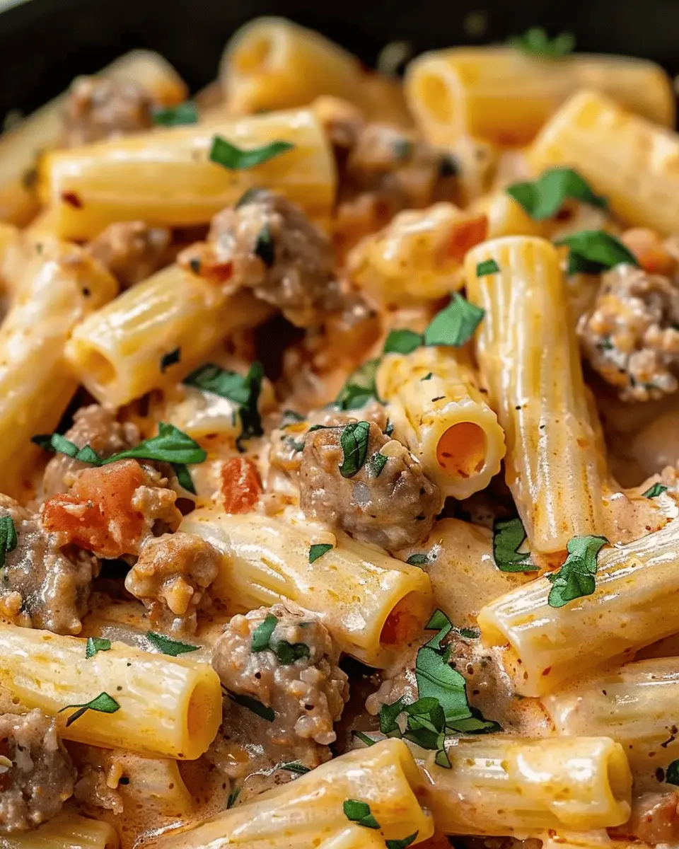 Creamy Italian Sausage Rigatoni: An Indulgent Weeknight Delight