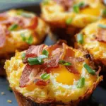 Loaded Bacon and Egg Hash Brown Muffins