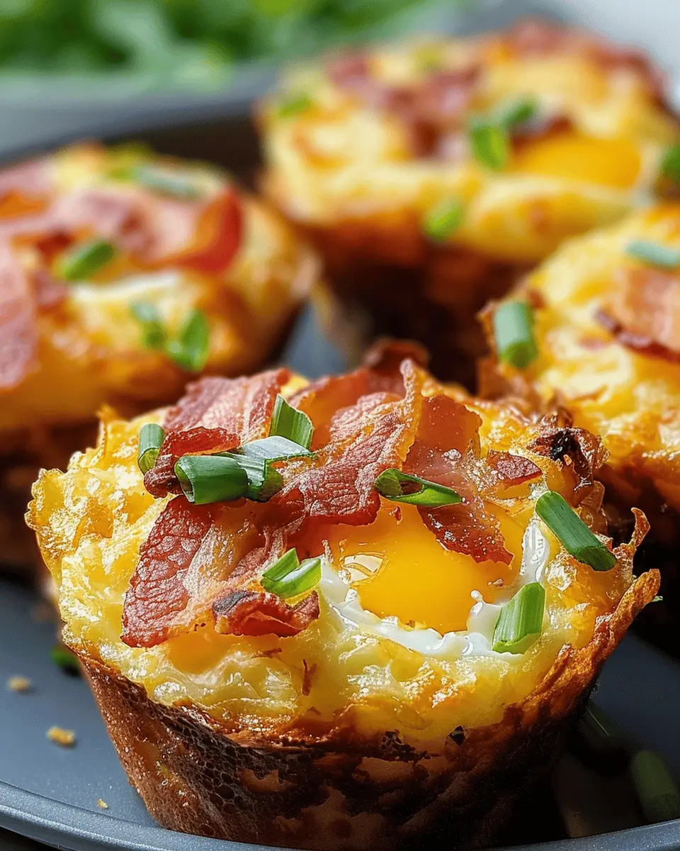 Loaded Bacon and Egg Hash Brown Muffins: Easy Yet Indulgent Treats
