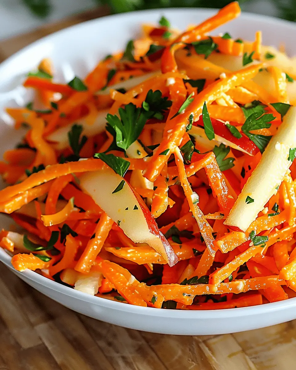 Carrot Apple Salad: The Best Refreshing Side for Every Meal