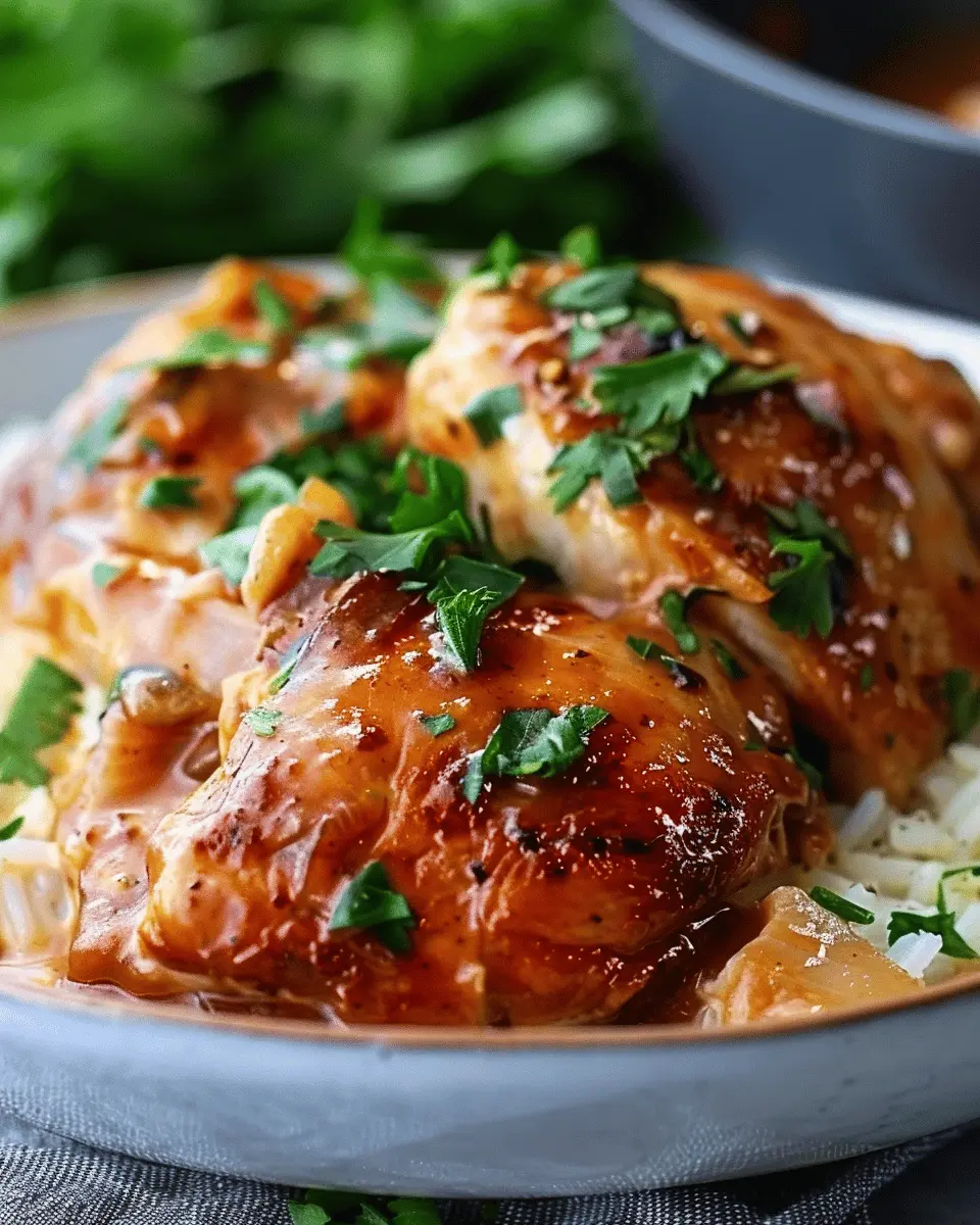 Sizzle Up Creamy Smothered Chicken and Rice: An Easy Family Delight
