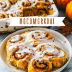 Pumpkin Cinnamon Roll Bake