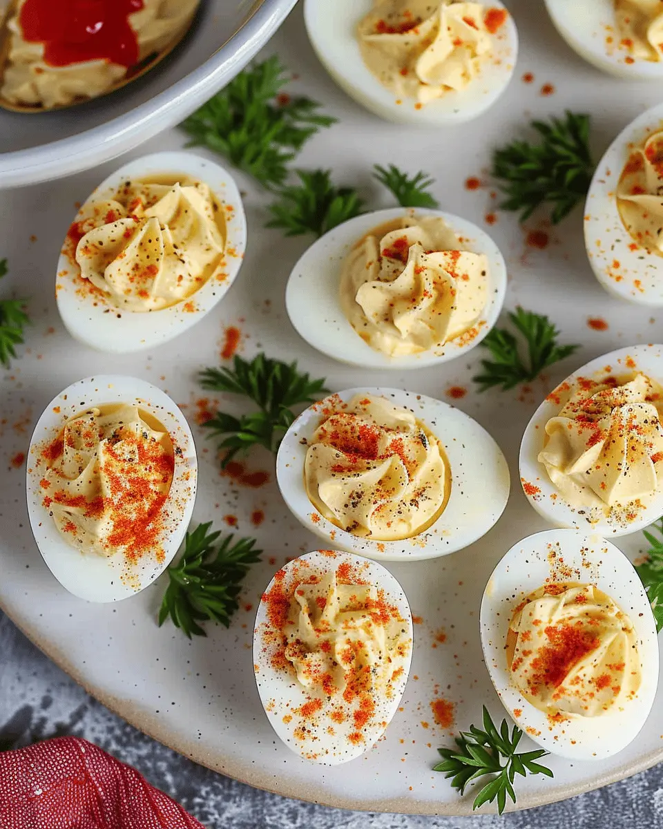 Deviled Eggs: Easy Turkey Bacon & Chicken Ham Twist Recipe