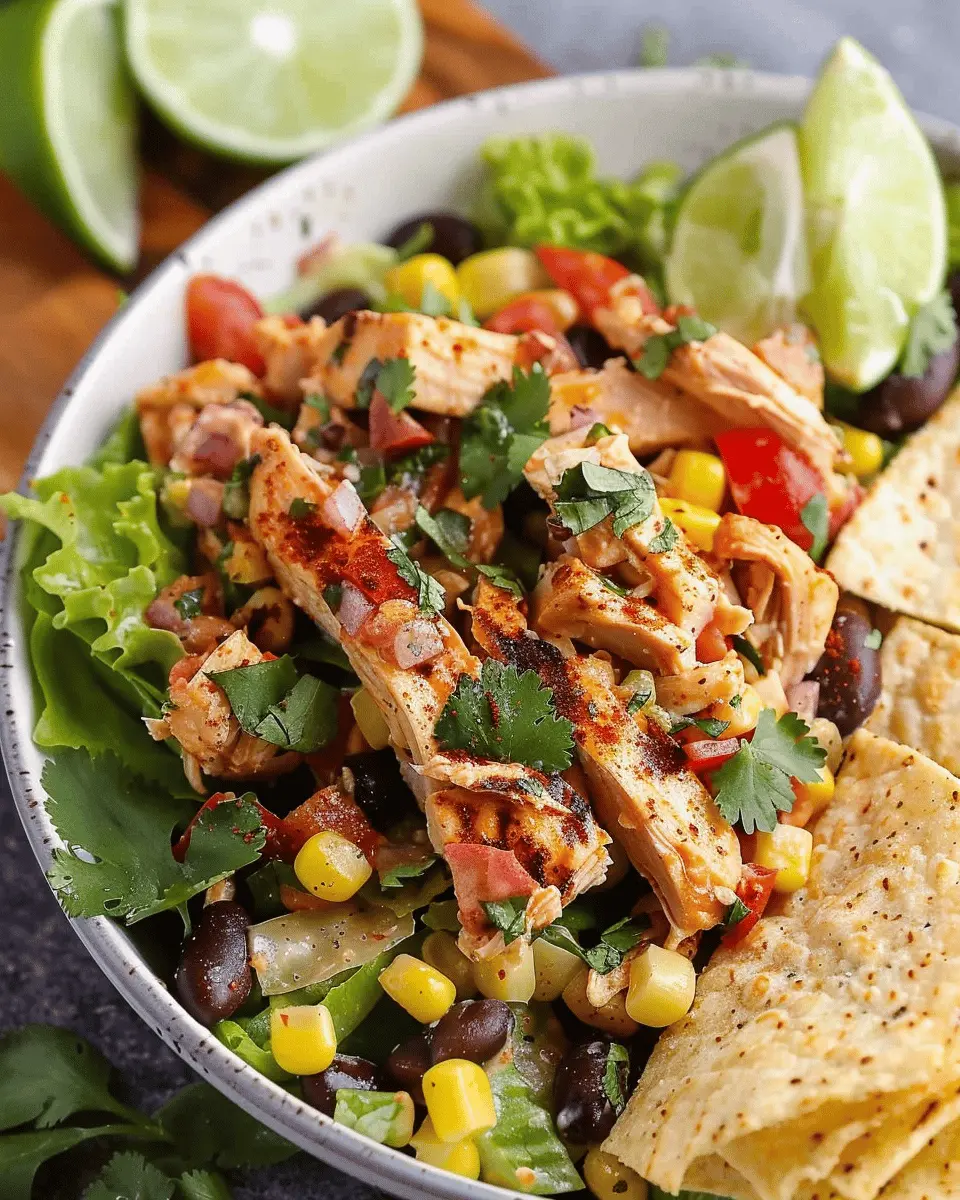 Southwest Chicken Salad: Easy Recipe Packed with 20g Protein