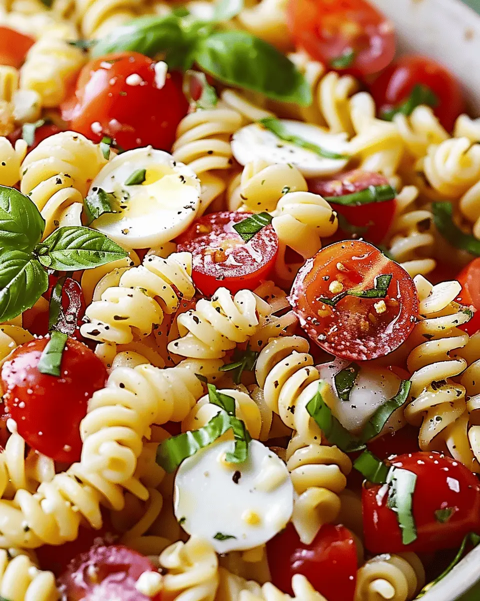 Creamy Caprese Pasta Salad: The Best Summer Comfort Dish