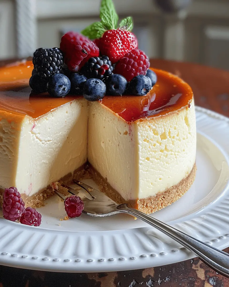 Tall and Creamy New York Cheesecake: An Indulgent Delight for All