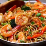 High-Protein Shrimp Stir Fry with Noodles (Quick & Easy)