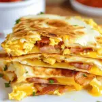 Bacon Egg and Cheese Breakfast Quesadillas