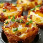 Loaded Bacon and Egg Hash Brown Muffins