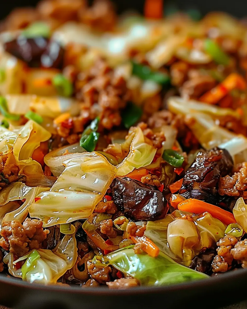 Chinese ground beef stir-fry: Easy Irresistible Recipe with Cabbage