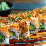 Spicy Salmon Sushi Bake