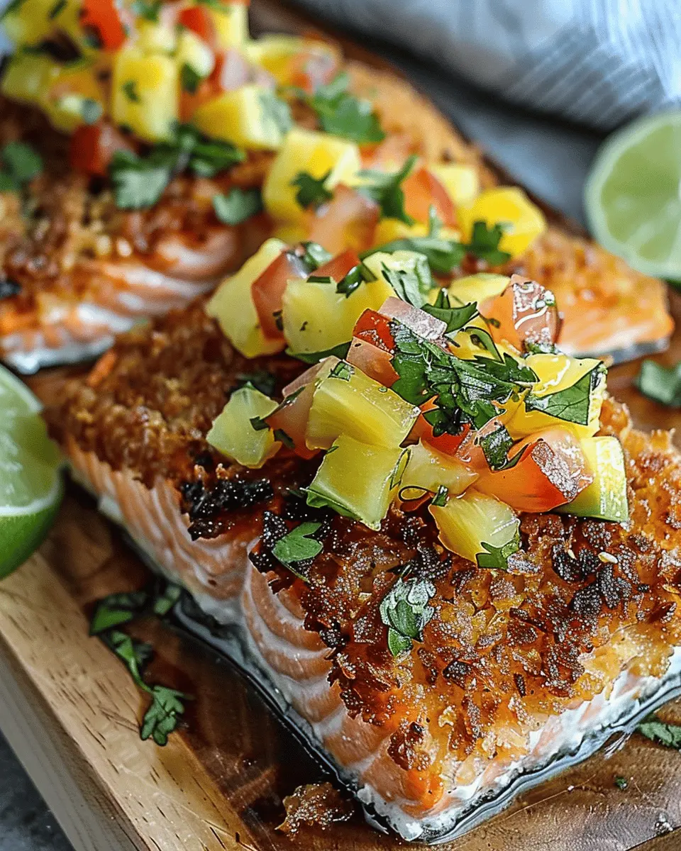 Coconut Crusted Salmon with Pineapple Salsa: Easy Serving Ideas and Nutritional Benefits