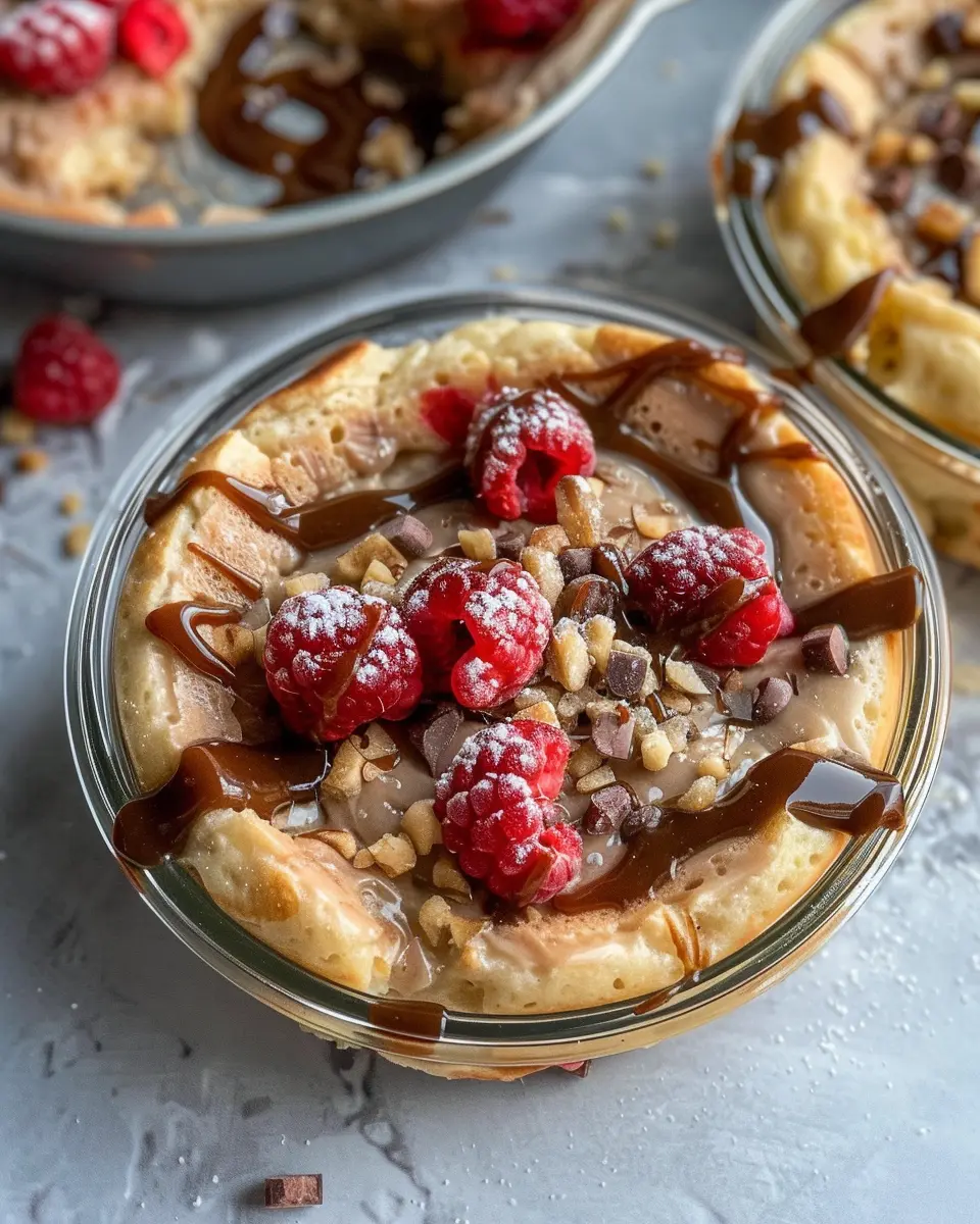 Baked Protein Pancake Bowls: Easy Meal Prep with No Banana Needed