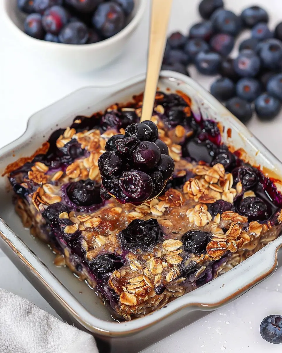 Blueberry Baked Oatmeal – The Best Healthy Morning Treat