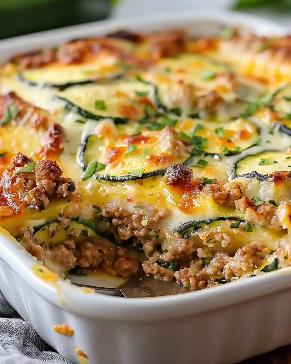 Ground Turkey Zucchini Casserole – Easy Healthy Comfort Food
