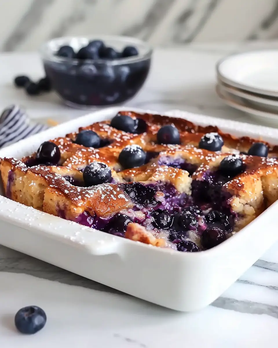 Overnight Blueberry French Toast Casserole: A Delightful Family Breakfast