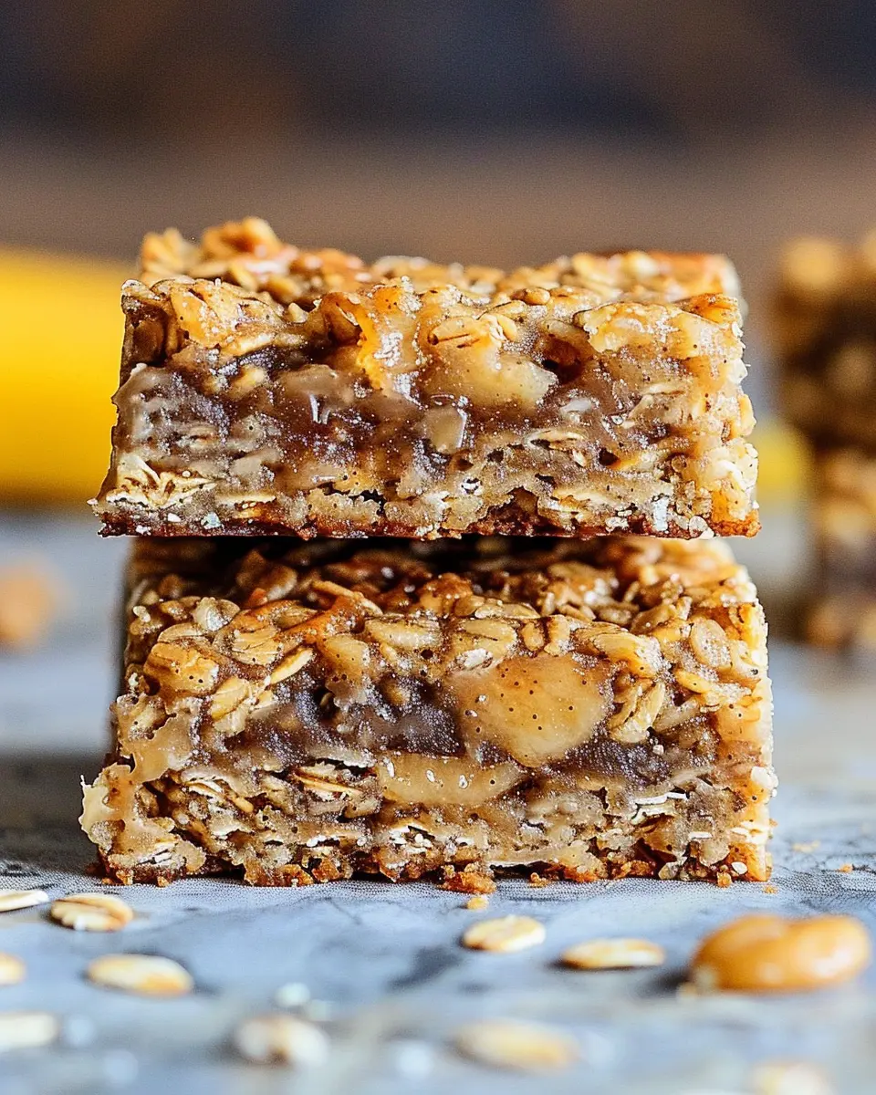 Irresistible Banana Oatmeal Bars for Easy Healthy Snacking